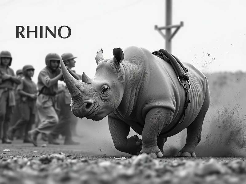 Racing Rhino Download Growth Chart in India (2021-2025)